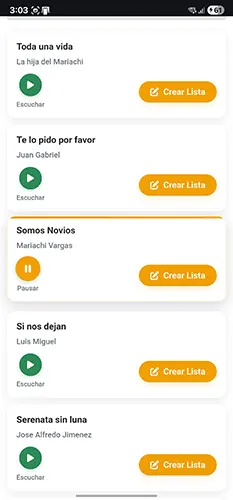 crea tu lista de canciones para mariachis en cucuta